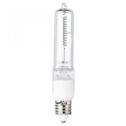 100W T4 HALOGEN SINGLE-ENDED CLEAR E11 (MINI-CAN) BASE, 120 VOLT, BOX